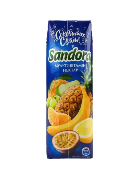 Мультивітамін нектар неосвітлений стерилізований, ТМ 'Sandora' 0.95л