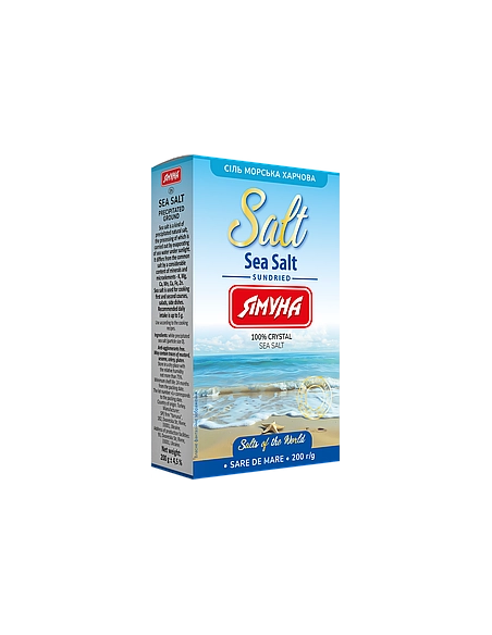 Сіль морська(кор) 200г ТМ "Ямуна"